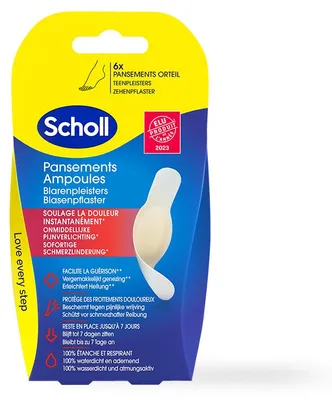 Produktbild von Scholl Blasenpflaster für die Zehen (6 Stück)