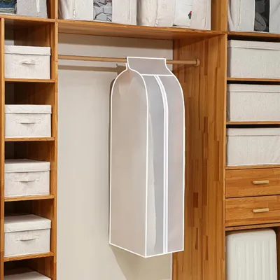 Productafbeelding van Translucente Kledinghoezen met Rits 50 x 30 x 120 cm