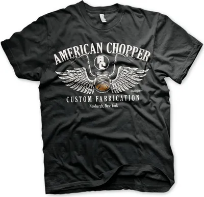 Produktbild von American Chopper Handlebar T-Shirt - Small - Black