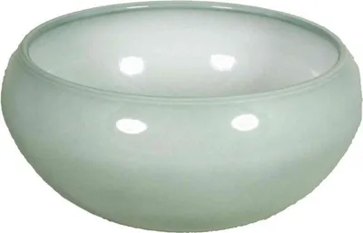 Produktbild von INNA-Glas Keramik Pflanzenschale, Ø20,5cm, 10,5cm, grau-grün - Blumenschale/Übertopf Schale