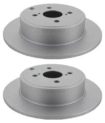Produktbild von 2 Bremsscheiben voll Ø 280 mm TRISCAN passend für u.a. TOYOTA COROLLA