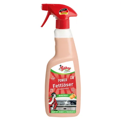Produktbild von Poliboy Power Fettlöser - gegen Fett, Eingebranntes & Schmutz - Sprühflasche 500ml
