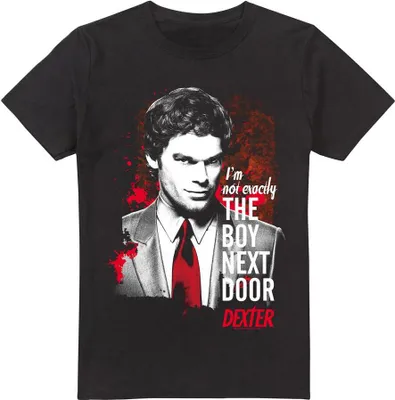 Image de Dexter - "Boy Next Door" T-shirt pour homme TV7098 (5XL) (Noir)