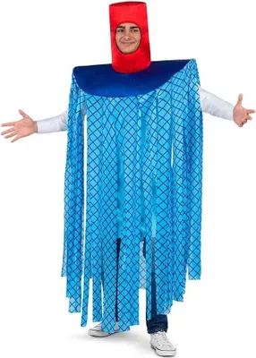 Produktbild von Mom Mop Männer Kostüm Blau Kinder Blau One Size