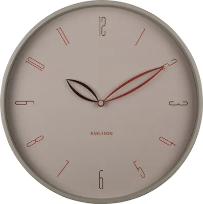 Produktbild von Karlsson - Wanduhr Petals - Warmes Grau - Ø40cm