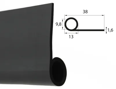 Produktbild von NP15 Notenprofil EPDM Kederprofil Gummi Profil Keder Dichtprofil Dichtungsprofil Gummi