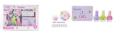 Produktbild von Martinelia Kosmetikset Manikreset für Kinder mit 3 Nagellacken und Aufklebern