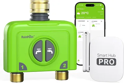 Immagine prodotto di RAINPOINT IOB245-023, centralina di irrigazione, Wi-Fi, 2 uscite