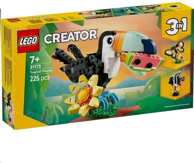 Obrázok produktu pre LEGO Creator Divoké zvieratá: Tropický tukan, Stavebnica, 7 rok / roky, Plast, 225 kusov, 323 g