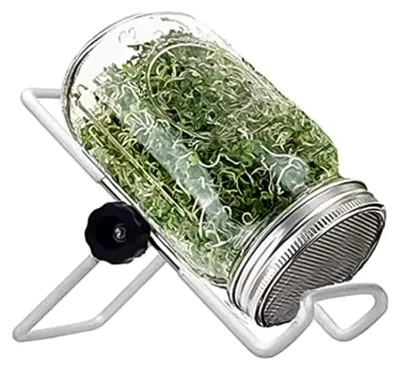 Produktbild von Keimglas-Set – Einmachglas mit Deckelständer, 500 ml für den Anbau von Sprossen
