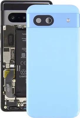 Produktbild von Für Google Pixel 8a Akkudeckel Backcover Battery Cover Ersatzteil Blau