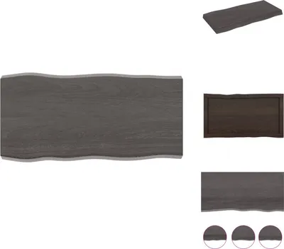 Obrázek produktu pro vidaXL Stolová deska 80x40x(2-6) cm z masivního dřeva s ošetřenou hranou stromu - Stolové desky