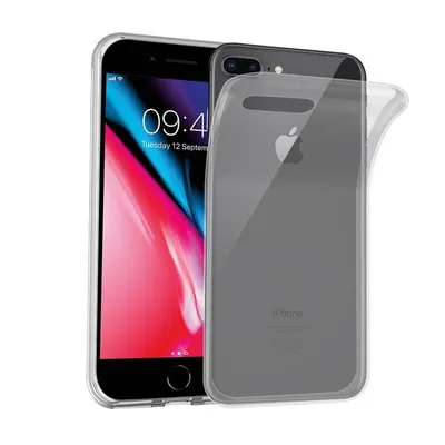 Produktbild von Cadorabo Hülle für Apple iPhone 7 PLUS / 7S PLUS / 8 PLUS Schutz Hülle in Transparent Schutzhülle TPU Silikon Cover Etui