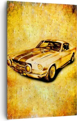 Produktbild von Bild auf Leinwand - Leinwandbild - Einteilig - Auto klassisch Geschwindigkeit Sammler - 80x120cm - Wand Bild - Wandbilder - Leinwanddruck - Wanddekoration - Leinwand bilder - Wandbild - PA80x120-0528