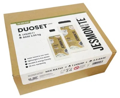Immagine prodotto di Jesmonite AC 100 Duoset " 1L Liquid + 2,5 KG Base"