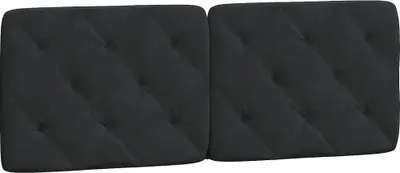 Immagine prodotto di Cuscino per testiera nero 120 cm in velluto