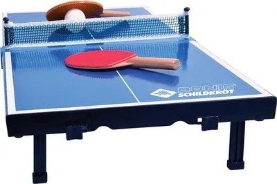 Produktbild von Famanu Mini-Tischtennis-Tischset - Kompakt und unterhaltsam