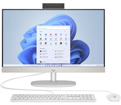 Produktbild von HP 24-cr0600ng, 60,5 cm (23.8"), Full HD, AMD Ryzen™ 5, 16 GB, 512 GB, Windows 11 Home