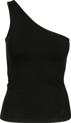 Immagine prodotto di Urban Classics Donna - Canotta asimmetrica nera - S
