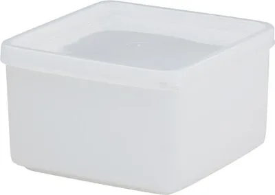 Immagine prodotto di Lattina 500 ml con coperchio a scorrimento quadrato naturale L103xL103xH64mm