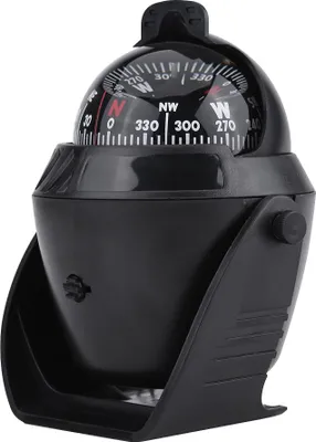 Produktbild von Hochpräziser elektronischer Schwenkkompass mit LED-Licht für Auto-Boot-Marine-Navigation, Schwarz