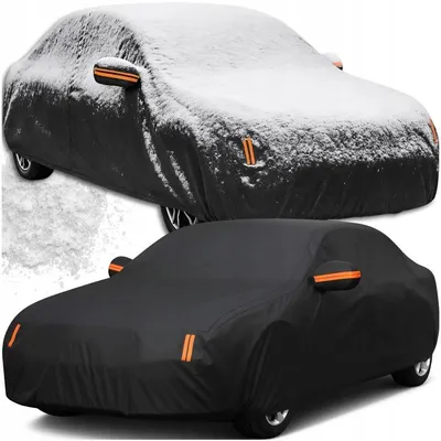 Produktbild von Autoabdeckung XXL 510 × 190 × 180 cm Wasserdicht Ganzgarage UV Schutz Winter Sommer mit Gurten