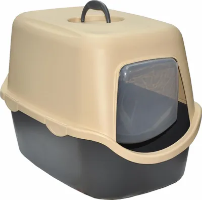 Produktbild von Katzentoilette Kunststoff Beige (55 x 40 x 39 cm)