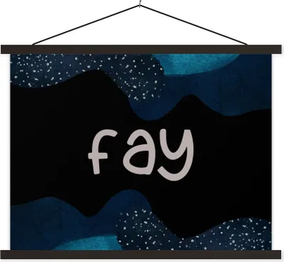 Produktbild von MuchoWow® Textilposter Fay - Pastell - Mädchen 150x113 cm mit schwarzem Rahmen - Wohnzimmer