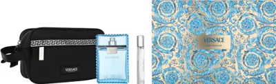 Produktbild von Edt Spray 100ml/Edt Spray 10ml/Toiletbag Versace Man Eau Fraiche Giftset