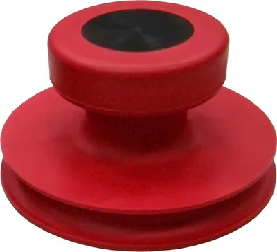 Produktbild von Vollgummi Saugheber ROT Glassauger Gummisauger für Spiegel Fliesen Ø 85 mm
