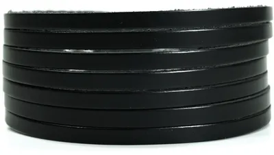 Produktbild von CJBB0759 Herren Armband Leder schwarz 21,5 cm
