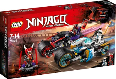 Produktbild von LEGO® NINJAGO Straßenrennen des Schlangenjaguars 70639