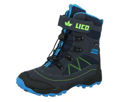 Produktbild von Lico Uni Kinder Sundsvall Vs Schneestiefel, Marine Blau Lemon, 38 EU