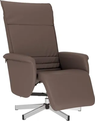 Produktbild von vidaXL Relaxsessel mit Fußteil Braun Kunstleder
