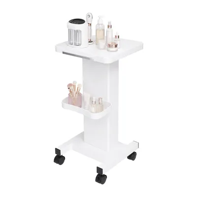 Produktbild von Kosmetikwagen Gerätewagen Friseur Rollwagen Allzweckwagen Beauty Wagen Salon Trolley Cart Medizinischer Wagen Servierwagen mit Rollen Griffe für Spa Küche Salon