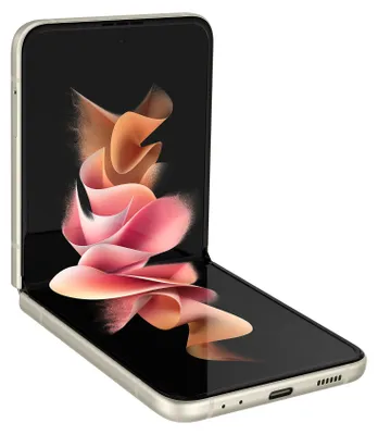 Produktbild von Samsung Galaxy Z Flip3 5G SM-F711B, 17 cm (6.7"), 8 GB, 256 GB, 12 MP, Android 11, Cremefarben