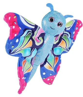 Image de Peluche Papillon bleu - 20 cm