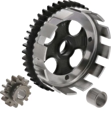 Produktbild von Simson Set Kupplungszahnrad / Antriebsritzel - 43 / 13 Zähne - für Rheinmetall - Motor - SR1, SR2, SR2E, KR50 - geradeverzahnt