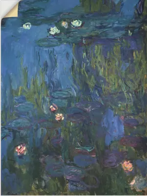 Produktbild von ARTland Wandbild, selbstklebend Seerosen. 1914/17 Größe: 90x120 cm
