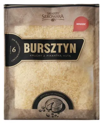 Obrázok produktu pre Dlho zrejúci strúhaný syr Amber, 100 g