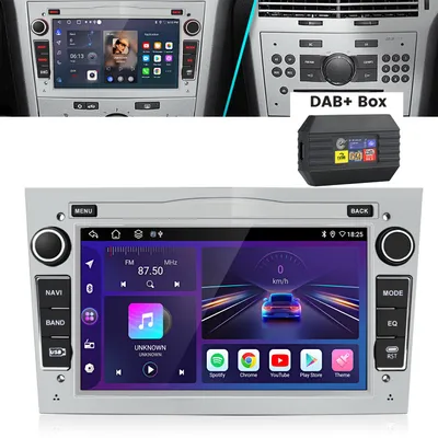 Zdjęcie produktu dla 7 "Autoradio Android13 2+64GB carplay Für Opel Vectra Zafira B Astra H Corsa GPS Navi SWC 4Kern WIFI RDS FM USB 2DIN android auto