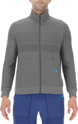 Produktbild von UYN Natural Training Full-Zip Funktionsshirt Herren grey melange M