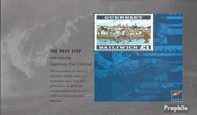 Produktbild von Briefmarken GB - Guernsey 2001 Mi Block27 (kompl.Ausg.) postfrisch Post