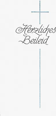 Produktbild von Trauer – Beileid - Kondolenzkarte im Format 11,5 x 17 cm mit