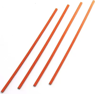 Produktbild von Magnetisches Band 250x50x2mm VE=4 Stück orange
