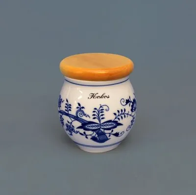 Produktbild von Český porcelán, a.s., Dubí Dose mit Aufschrift Ihrer Wahl, 10,4 cm, Zwiebel, Český porcelán