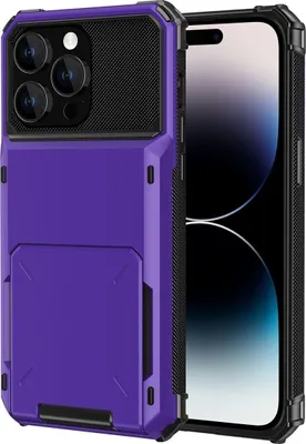 Produktbild von König Design Hülle kompatibel mit Apple iPhone 15 Pro Max Kunststoff Soft Handyhülle - Handy Case Lila