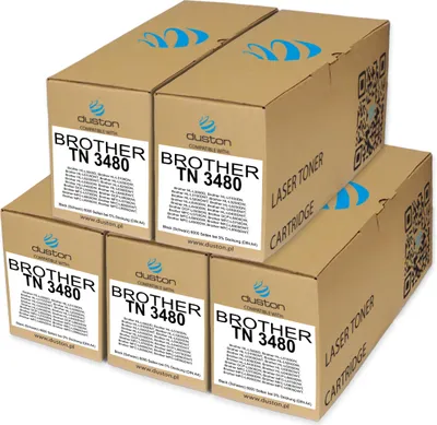 Obrázok produktu pre 5x TN3480, TN-3480 Tonerová kazeta čierna kompatibilná s Brother DCP-L5500 L6600 HL-L5000 L5100 L5200 L6250 L6300 L6400 MFC-L5700 L5750 L6800 L6900