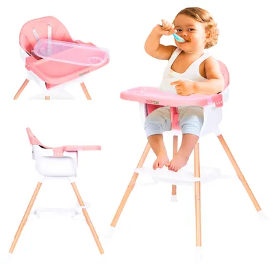 Productafbeelding van EcoToys HC508 Kinderstoel 2-in-1, roze