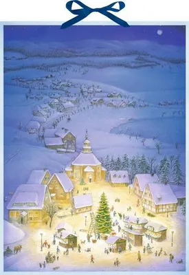 Produktbild von Wandkalender - Weihnachtsdorf